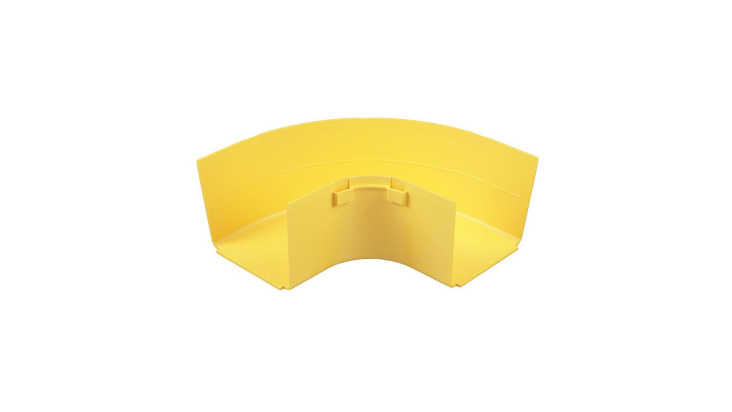Panduit FRRA4X4LYL Kanalwinkelstück 90 Grad 100mm x Curve cable tray 90° Yellow