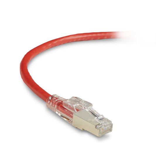 C6PC70S-RD-05 - Black Box CAT6 250-MHZ LOCKING SNAGLESS STRANDED ETHERNET PATCH CABLE - SHIELDED (S/FTP),