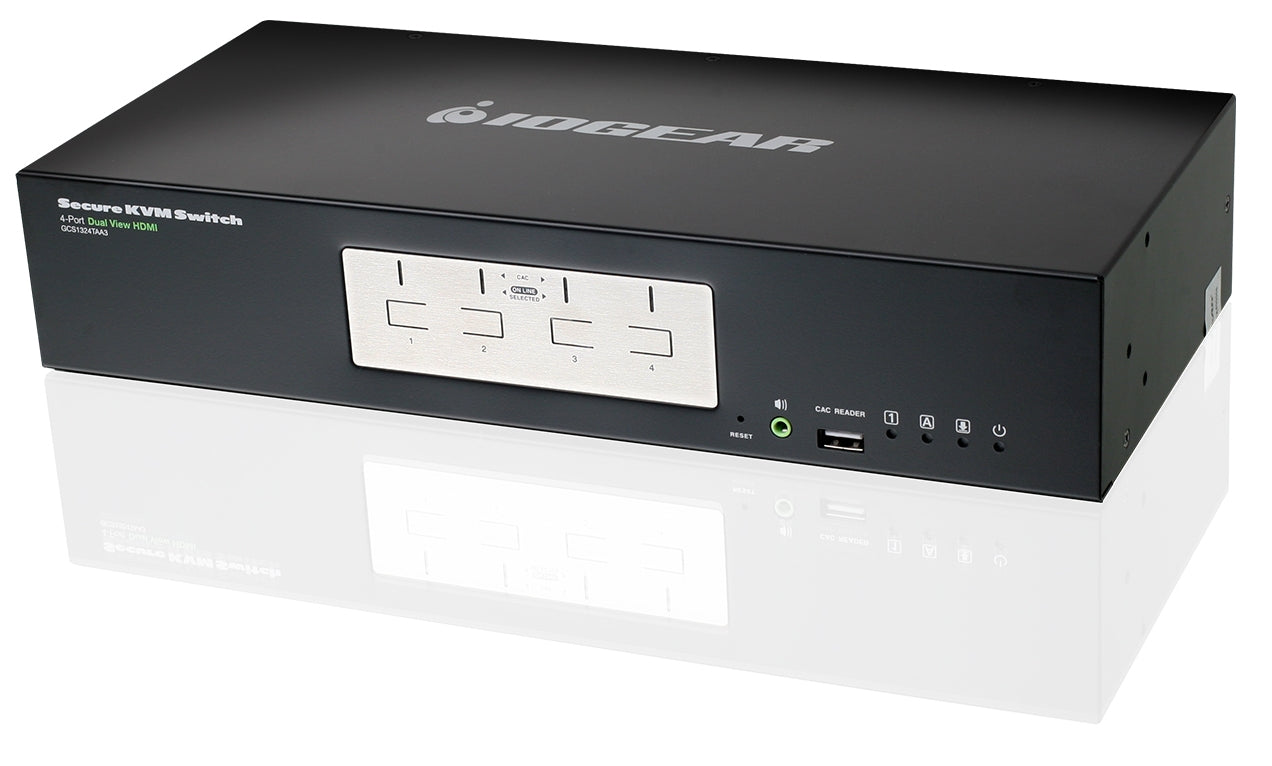 GCS1324TAA3 - iogear 4PORT DUAL MONITOR HDMI SECURE