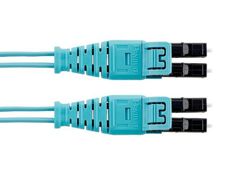 Panduit FX2ELQ1Q1SNM029 fiber optic cable 1141.7" (29 m) LC OM3 Aqua color