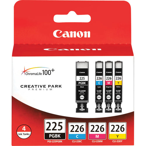 4530B008 - Canon PGI-225 / CLI-226 4 COLOR VALUE PACK - INK - CARTRIDGE - CARTRIDGE - PGI-225 BK,