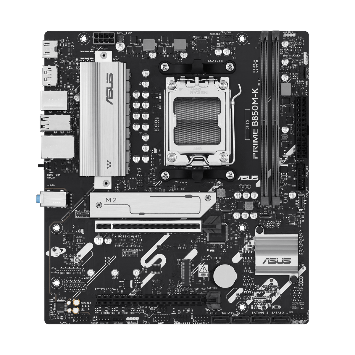 B850M-K - Asus PRIME AM5 DDR5 Micro-ATX Motherboard
