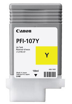 6708B001 - Canon CANON PFI-107Y - YELLOW INK TANK 130ML