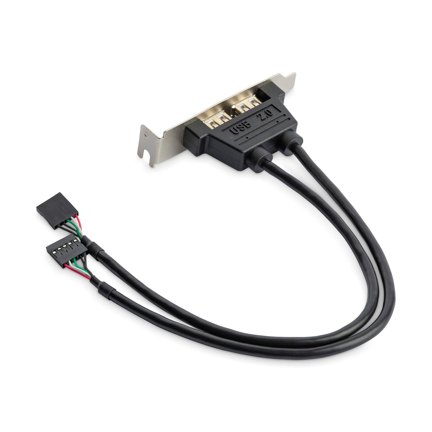 USBPLATELP - StarTech Low Profile Slot Plate Adapter 2 X USB Type A Female To 2 X Serial
