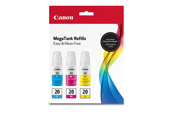 3394C003 - Canon GI-20 CMY INK BOTTLE VALUE