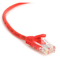 45PATCH25RD - StarTech.com 25FT RED SNAGLESS CAT5E UTP PATCH CABLE