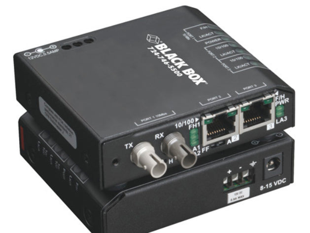 Black Box LBH100A-HD-SC-24 network media converter 100 Mbit/s Multi-mode,Single-mode
