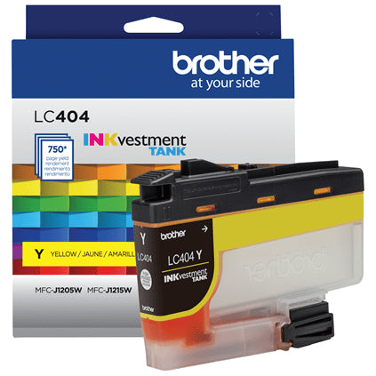 LC404YS - Brother STANDARD YELLOW INK CARTRIDGE
