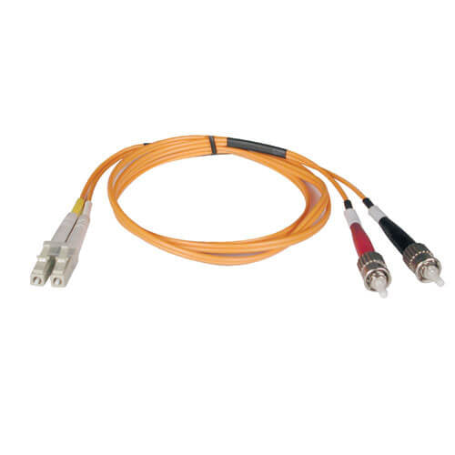 N518-02M - Tripp Lite 2M DUPLEX MULTIMODE 50/125 FIBER OPTIC PATCH CABLE LC/ST 6FT 2 METER