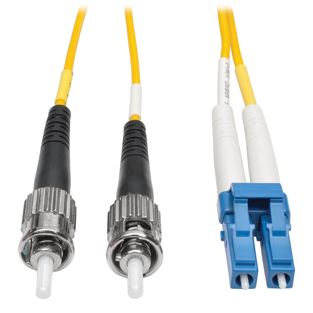 Tripp Lite LC/ST, 8.3/125, 164 ft fiber optic cable 1968.5" (50 m) SC Yellow