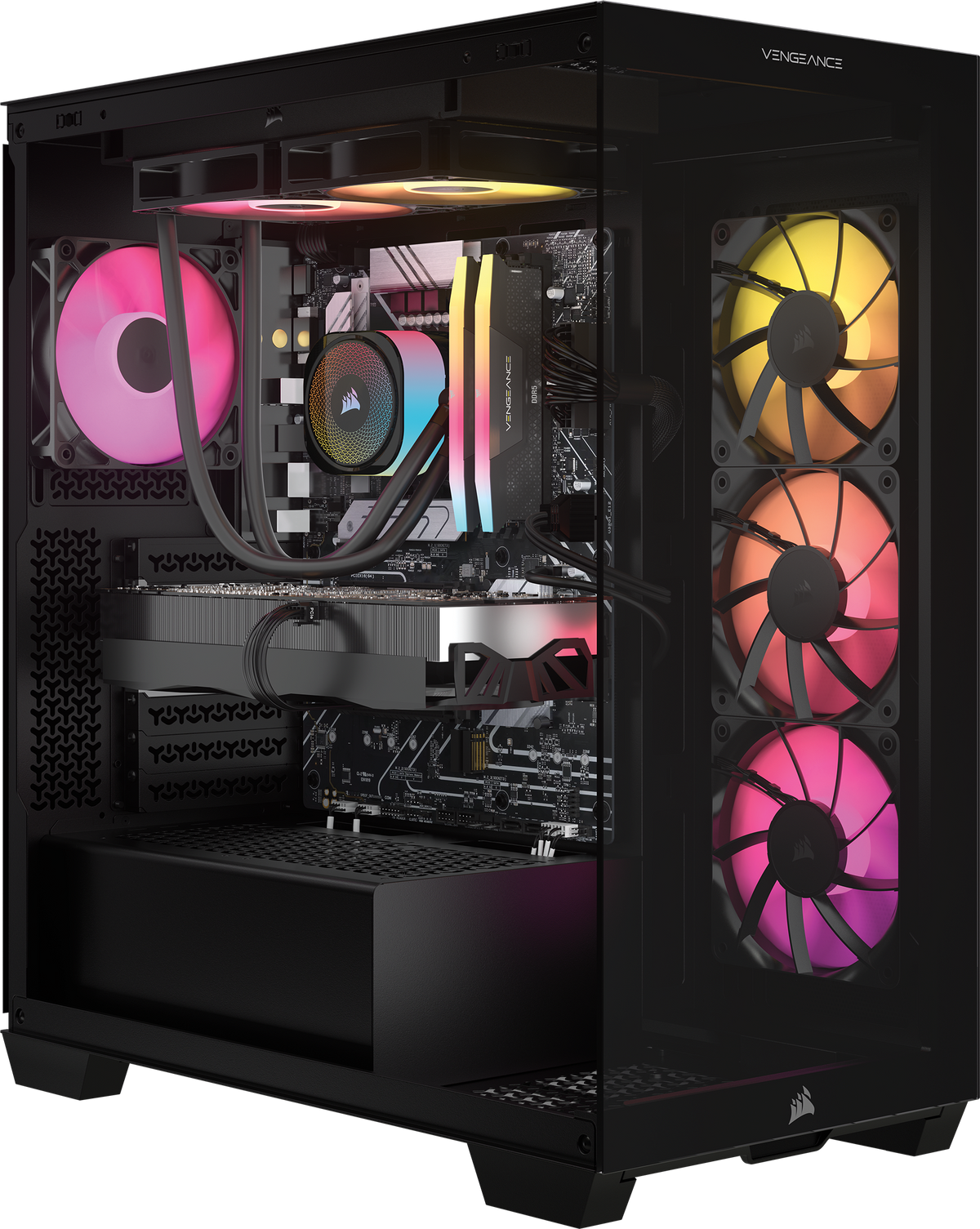 CS-9050118-NA - Corsair VENGEANCE i7600 Gaming PC Core Ultra 7 265KF 32GB RAM 1TB SSD RTX 4070 Super