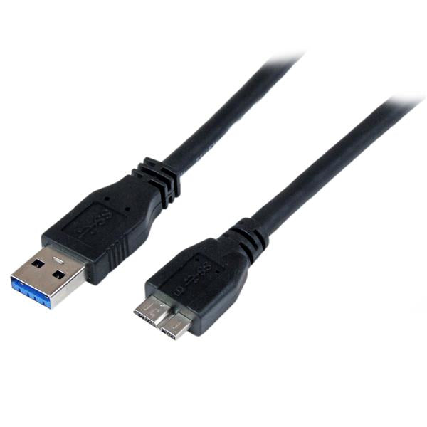 USB3CAUB1M - StarTech.com CONNECT YOUR MICRO-B USB 3.0 DEVICES, WITH THIS HIGH-QUALITY USB 3.0 CERTIFIED C