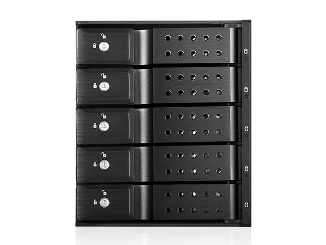 BPN-DE350HD-BLACK - iStarUSA 3X5.25 TO 5X3.5 12GB/S CAGE BLACK
