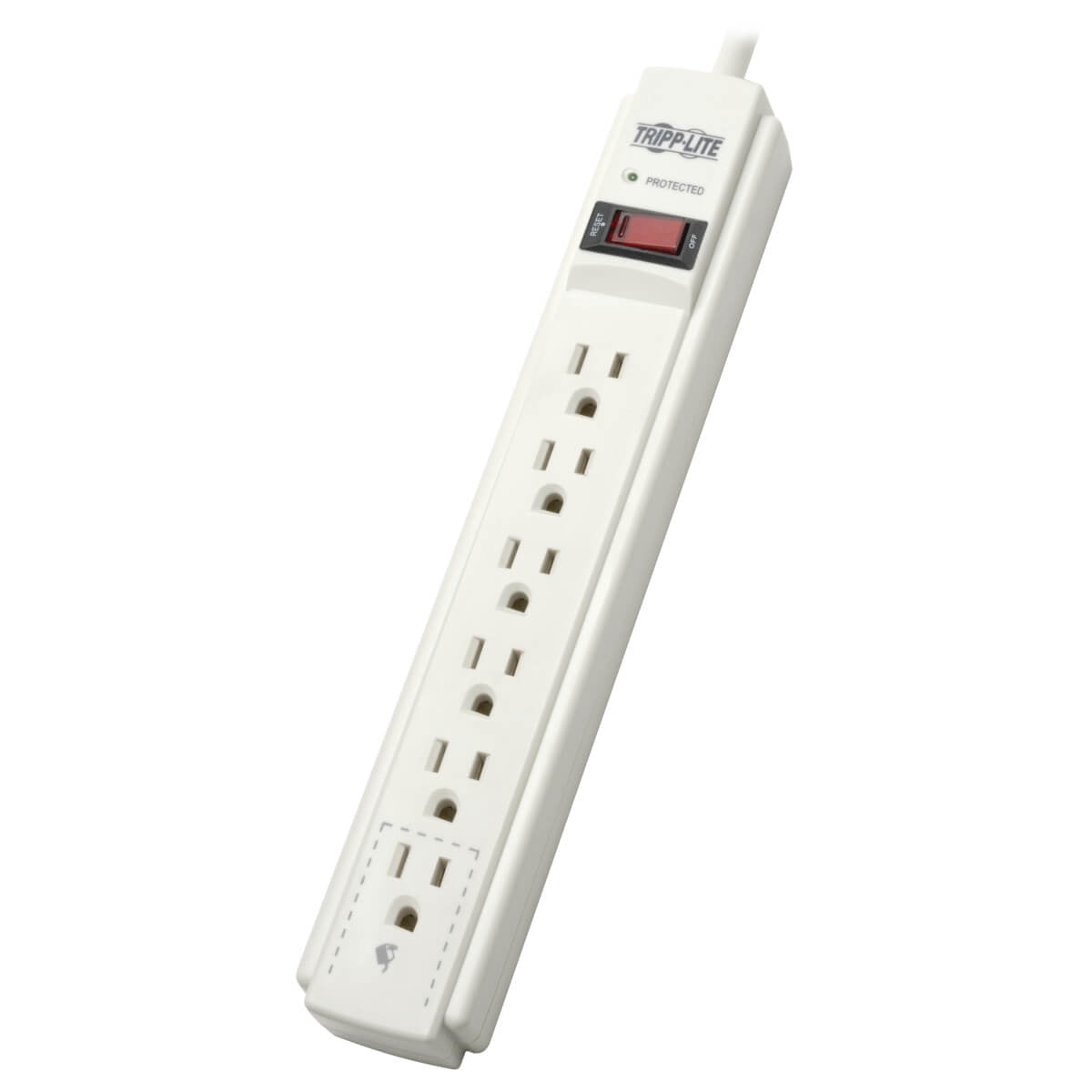 TLP606 - Tripp Lite SURGE PROTECTOR POWER STRIP 120V 6 OUTLET 6FEET CORD 790 JOULE