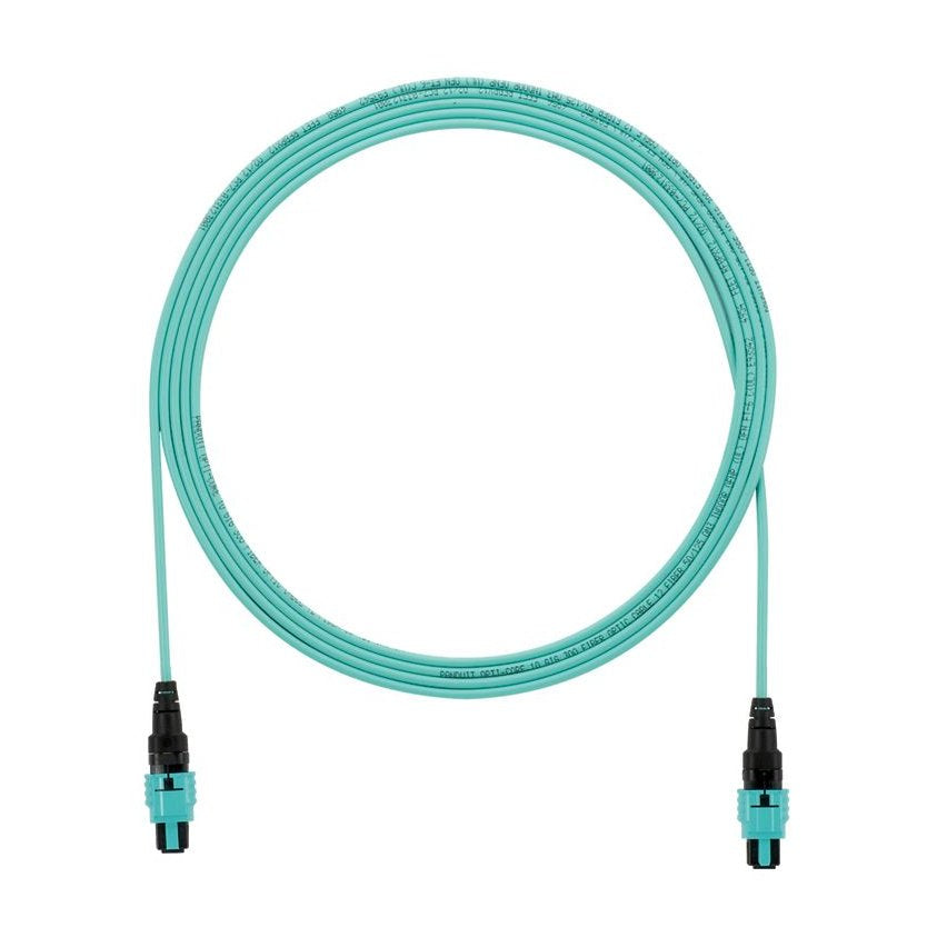 Panduit FXTRP7N7NANM001 fiber optic cable 39.4" (1 m) PanMPO OFNP OM3 Aqua color