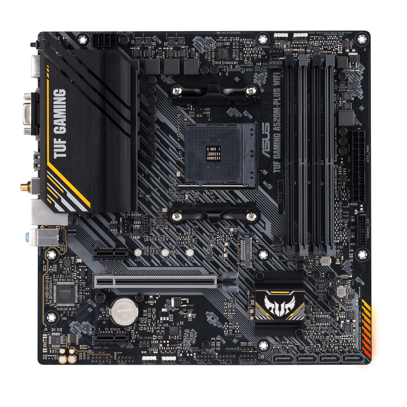 A520M-PLUS - ASUS TUF GAMING WIFI AMD AM4 DDR4 mATX Gaming Desktop Motherboard