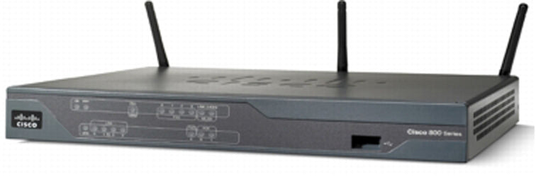 Cisco 887VA wireless router Fast Ethernet 4G Black