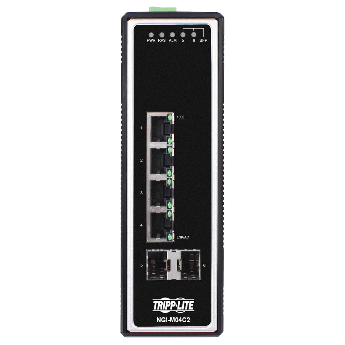 Tripp Lite NGI-M04C2 network switch Managed Gigabit Ethernet (10/100/1000) Black