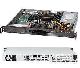 Supermicro SuperChassis 512F-441B Rack Black 440 W