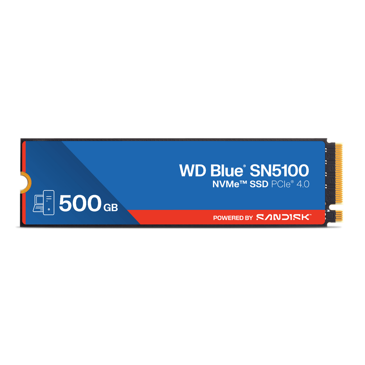 WDS200T5B0E-00CPE0 - WD Blue SN5100 SSD 2 TB intern M.2 2280 PCIe 4.0 NVMe