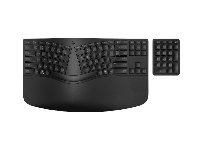 7E756AA#ABD - HP 965 Ergonomic Dual-Mode Wireless Keyboard