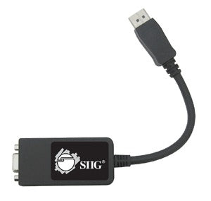 CB-DP0082-S1 - Siig CONVERTS DIGITAL DISPLAYPORT SIGNAL TO ANALOG VGA SIGNAL.OMPLIANT WITH DISPLAYPORT