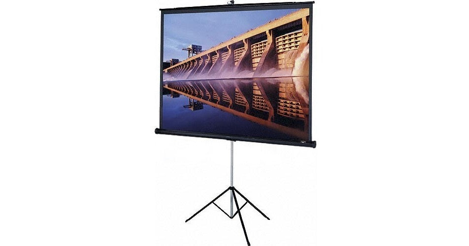 PROJECTION SCREEN WITH TRIPOD - KEYSTONE ELIMINATOR