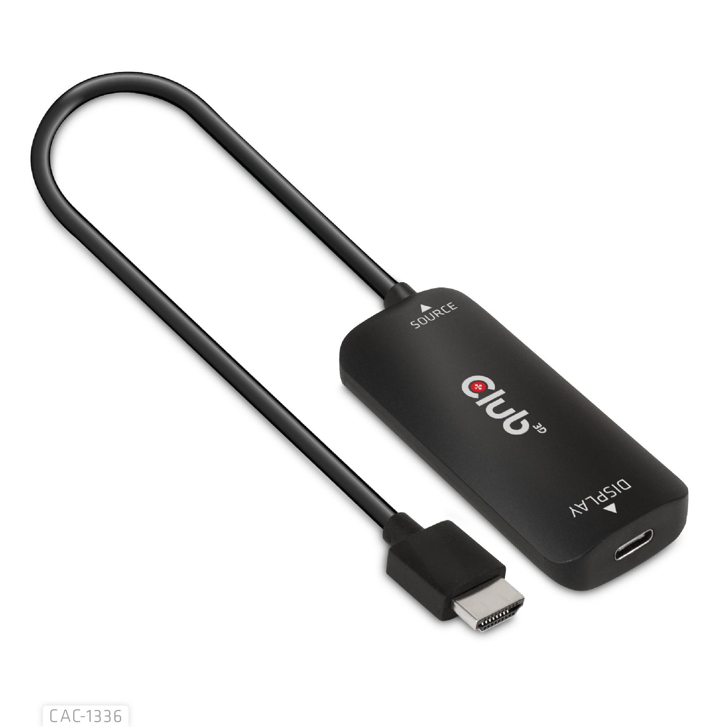 CAC-1336 - CLUB3D HDMI+MICRO USB TO USBC MF ACTIVE ADAPTER