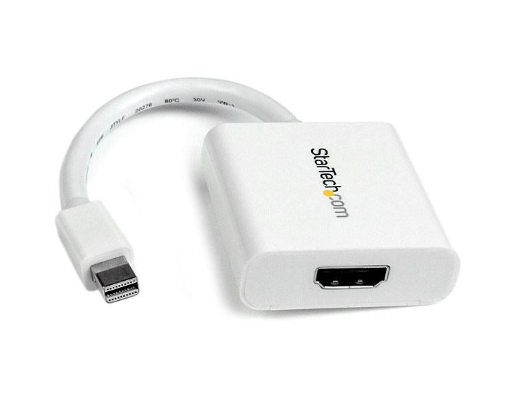 MDP2HDW - StarTech.com PASSIVE MINI DISPLAYPORT TO HDMI ADAPTER DONGLE - 1920X1200/1080P 60HZ/7.1 AUDIO