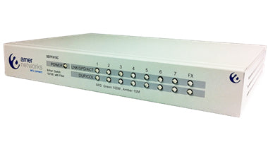 SD7FX1SC - Amer Networks THIS ADVANCED SWITCH COMBINES THE FLEXIBILITY OF MEDIA CONVERSION WITH THE PERFO