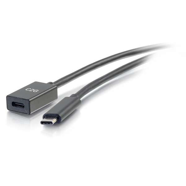 28658 - C2G 3FT USB-C TO C 3.1 (GEN 2) MALE TO FEMALE EXTENSION CABLE (10GBPS)