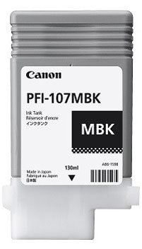 6704B001 - Canon CANON PFI-107MBK MATTE BLACK INK 130ML