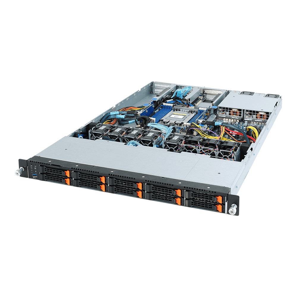 Gigabyte R162-Z10 server barebone Socket SP3 Rack (1U)