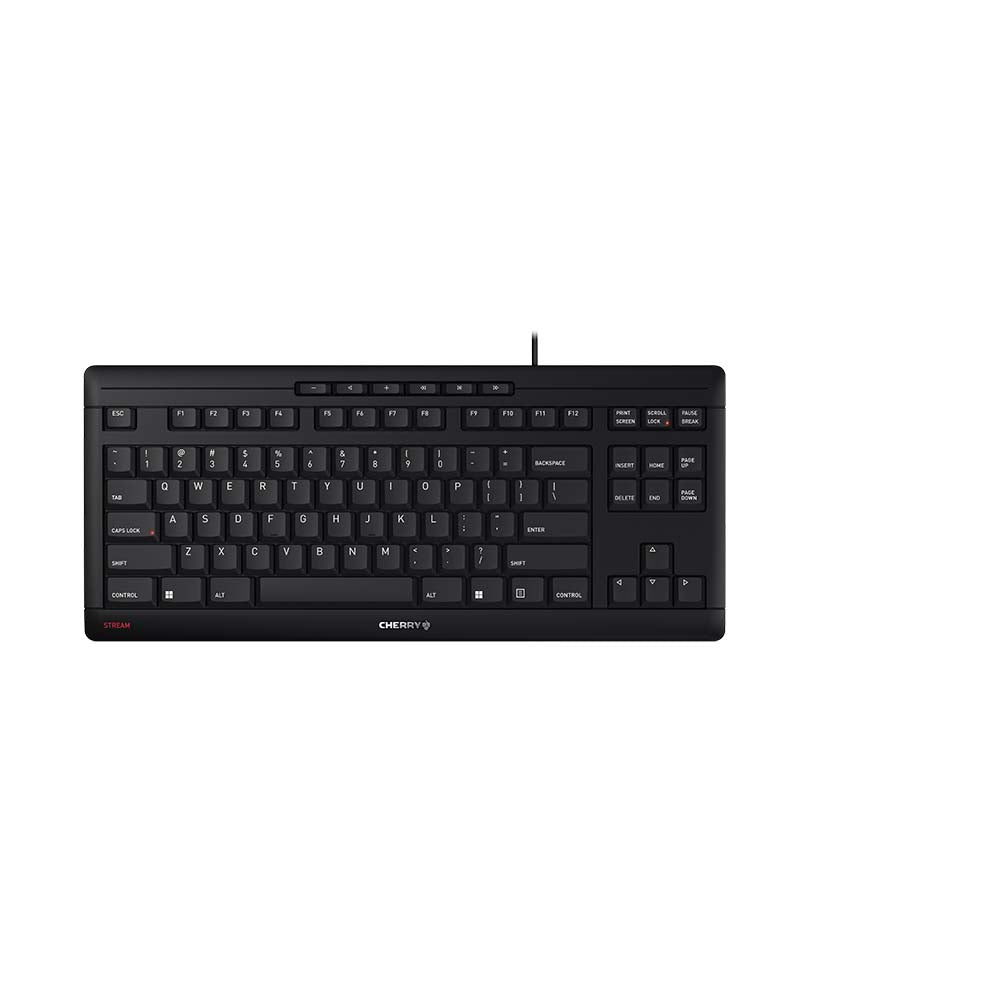 JK-8600US-2 - CHERRY STREAM TKL BLK WRD KEYB
