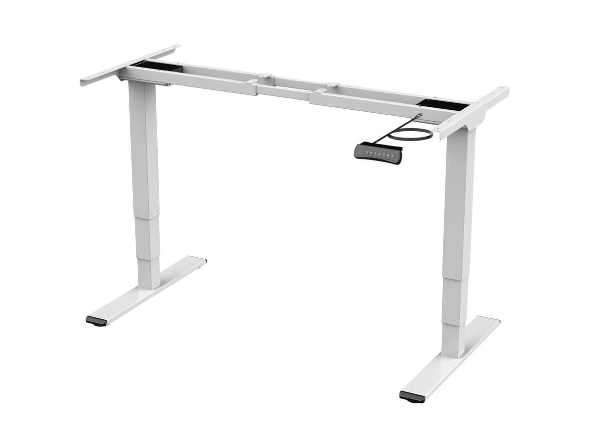 43563 - Monoprice SIT-STAND DESK FRAME ONLY 2-MOTOR WHITE