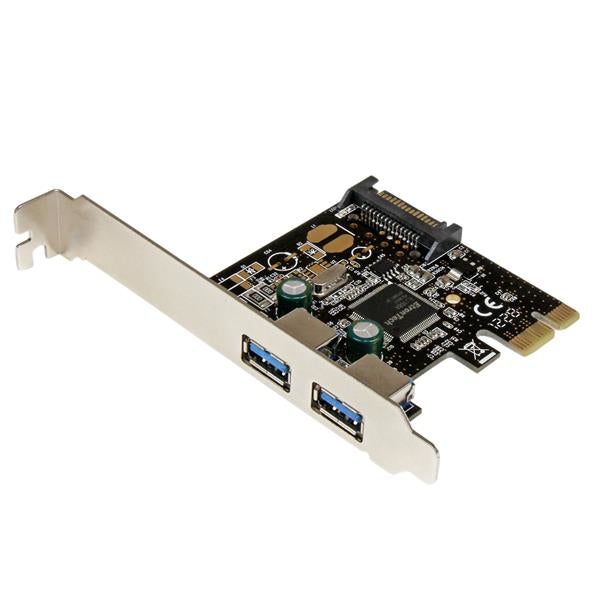 PEXUSB3S23 - StarTech.com ADD TWO USB 3.0 PORTS TO YOUR DESKTOP COMPUTER THROUGH A PCI EXPRESS SLOT - PCIE
