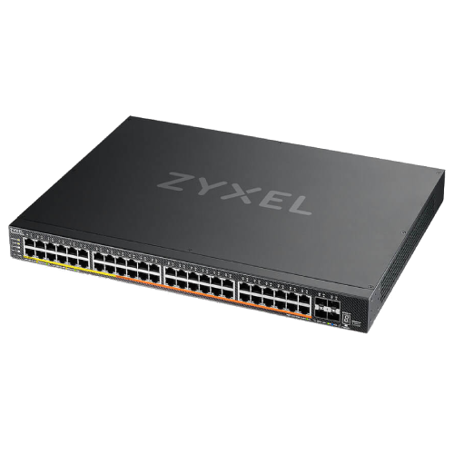 XMG2230-52HP-ZZ0101F - Zyxel 48-Port L3 Cloud Managed Stackable 1/2.5 GbE PoE++ Access Switch