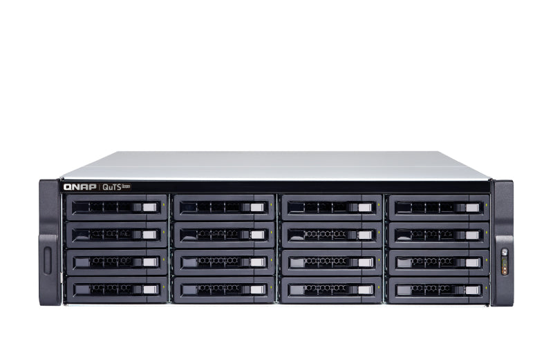 QNAP 3U 16-BAY QTS HERO NAS/ISCSI IP-SAN, AMD RYZEN 7 3700X 8C/16T 3.4 GHZ, 32GB