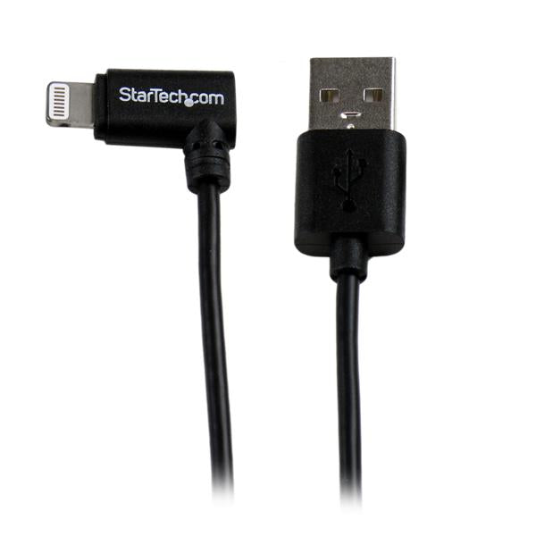 USBLT2MBR - StarTech.com CHARGE OR SYNC YOUR IPHONE, IPOD, OR IPAD WITH THE CABLE OUT OF THE WAY-BLACK LI