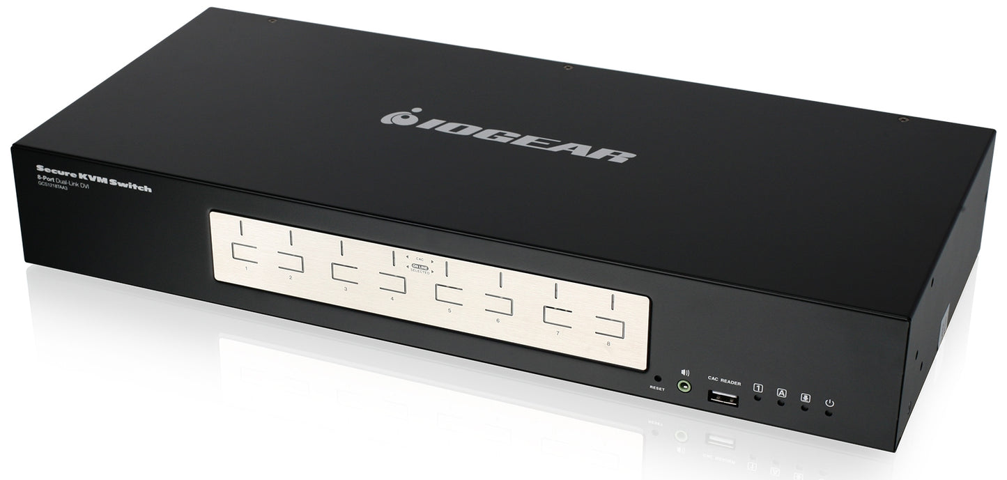 GCS1218TAA3 - iogear 8PORT DUAL-LINK DVI SECURE KVM
