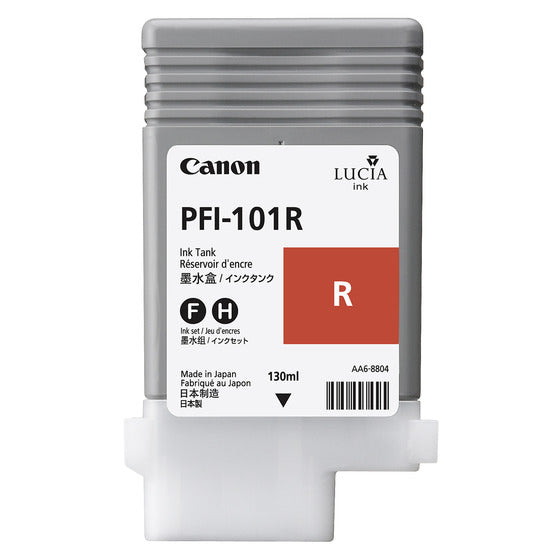 0889B001AA - Canon CANON PFI-101R - RED INK TANK 130ML