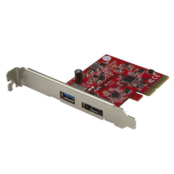 ADD ONE USB 3.1 ,10GBPS, PORT AND ONE ESATA 6GBPS PORT TO YOUR COMPUTER, THROUGH