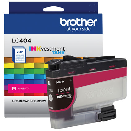 LC404MS - Brother STANDARD MAGENTA INK CARTRIDGE