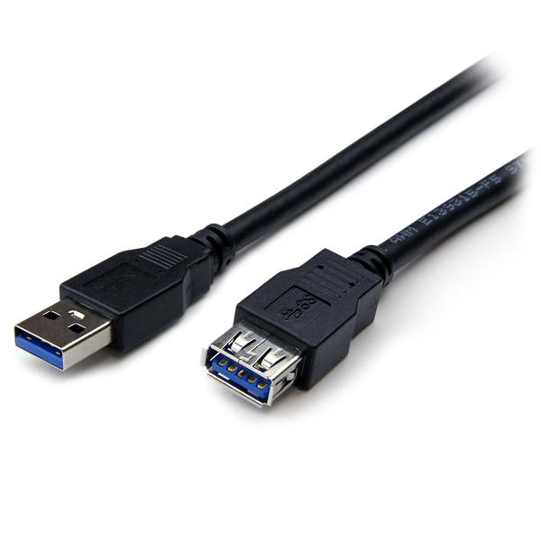 USB3SEXT6BK - StarTech.com EXTEND YOUR USB 3.0 SUPERSPEED CABLE BY UP TO AN ADDITIONAL 6 FEET - USB 3.0 MAL