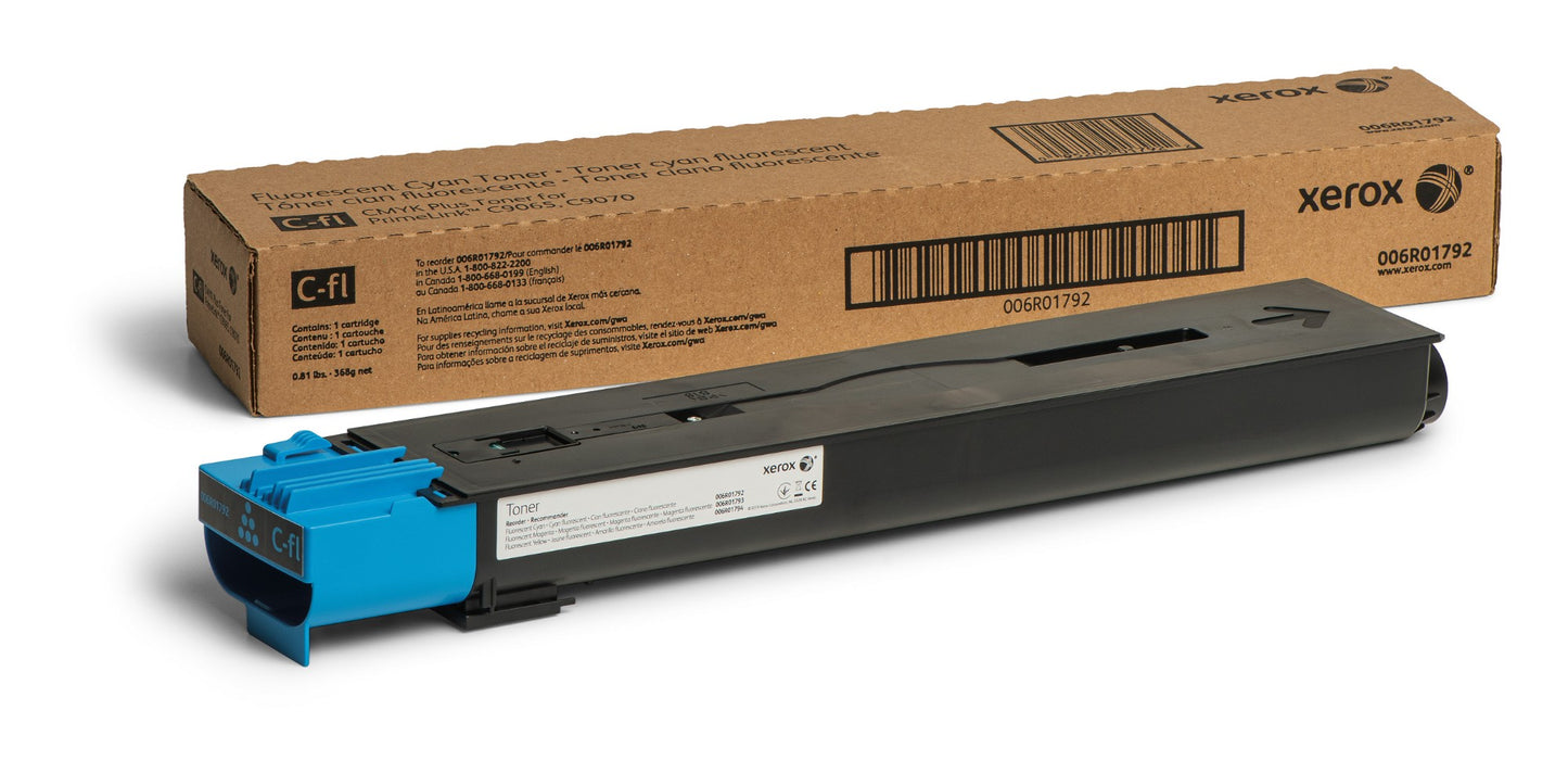 006R01792 - Xerox PRIMELINK XC9065/XC9070 FLUORESCENT CYAN TONER CARTRIDGE
