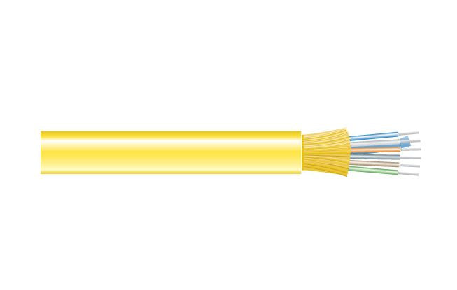 FOBC45-INSM-YL-06F-1000 - Black Box FO , INDOOR DIST SM TB OFNR 6 FIBER,100FT,NON-CANCELABLE, NON-RETURNABLE