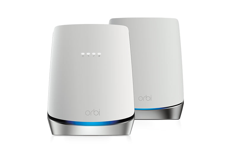 NETGEAR Orbi Tri-band (2.4 GHz / 5 GHz / 5 GHz) Wi-Fi 6 (802.11ax) White 6 Internal