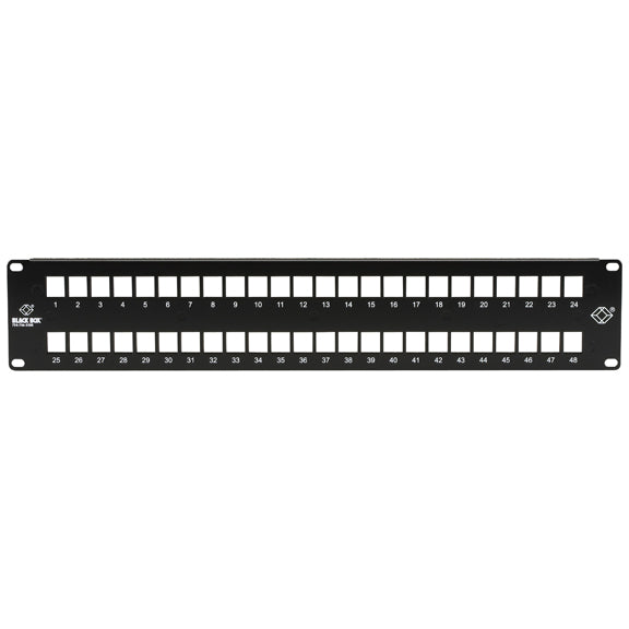 MULTIMEDIA PATCH PANEL - 2U, 48-PORT, GSA, TAA