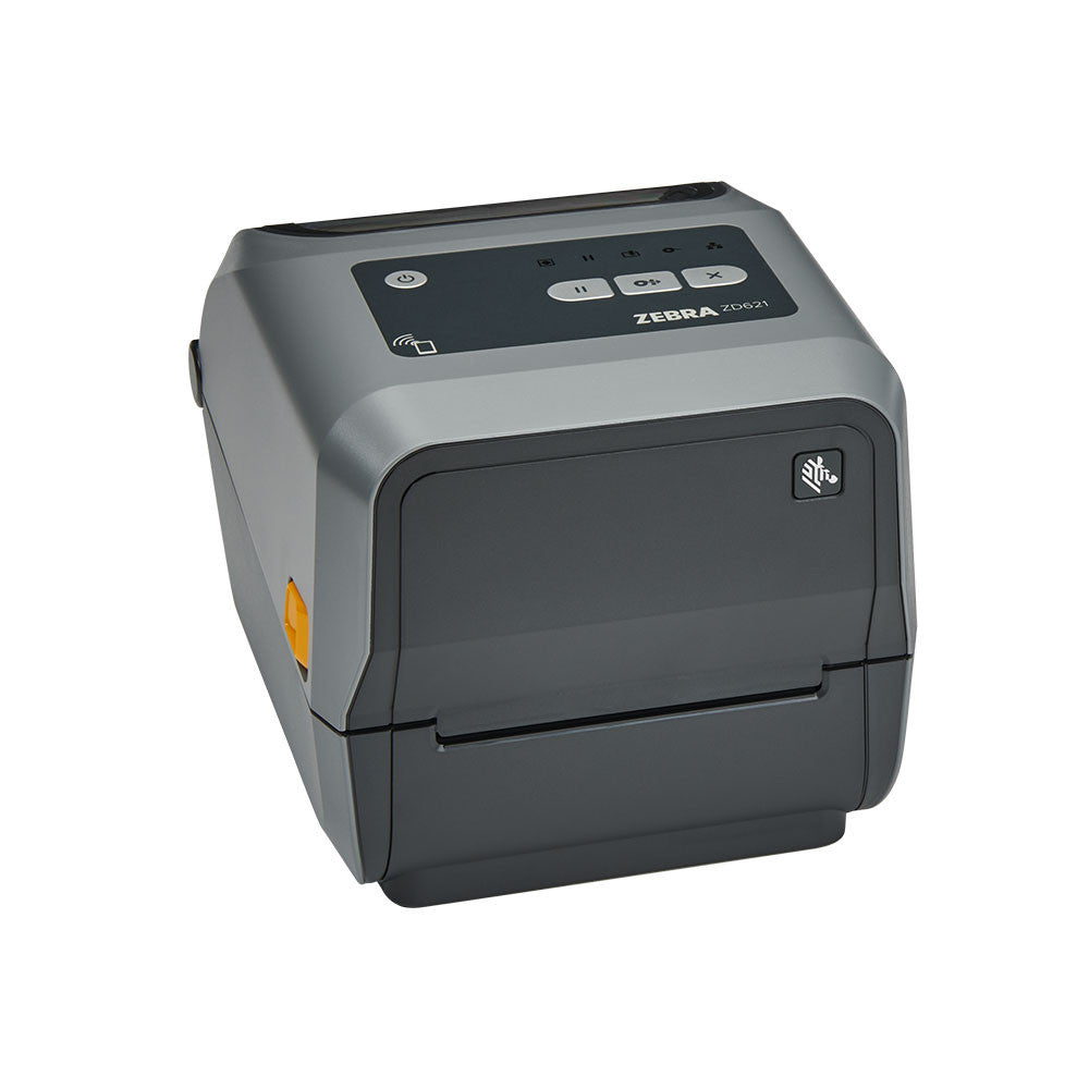 ZD6A142-30ERR2EZ - Zebra ZD621R 203 dpi UHF RFID Thermal Transfer Wi-Fi 6 Color Touchscreen Desktop Label Printer