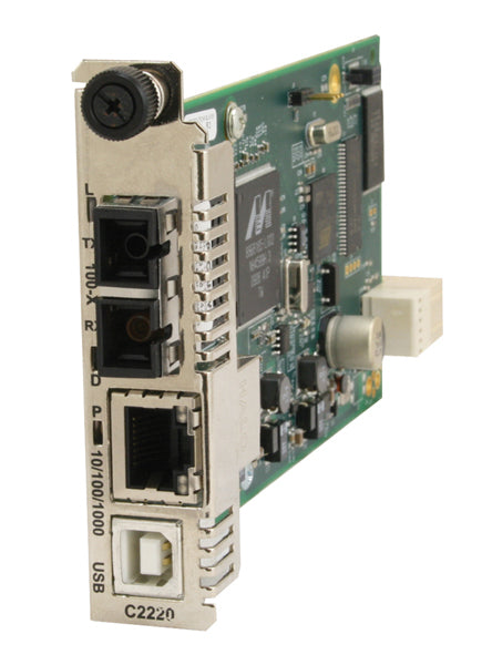 Transition Networks C2220-1014 network media converter Internal 100 Mbit/s 1310 nm Single-mode